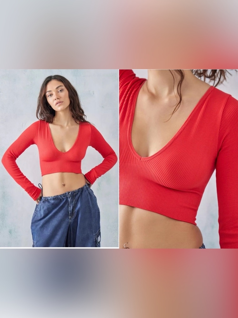 Long Sleeve Crop Top